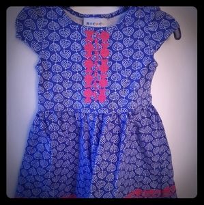 Blue rococo dress
